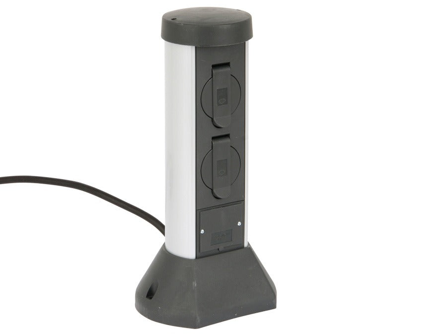 Tuinpaal - Dubbele stopcontact - Waterproof Tuinpaal - Dubbele stopcontact - Waterproof